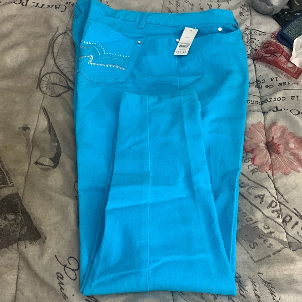 Faded Glory Women's Boot Cut Jeans - Bright Blue